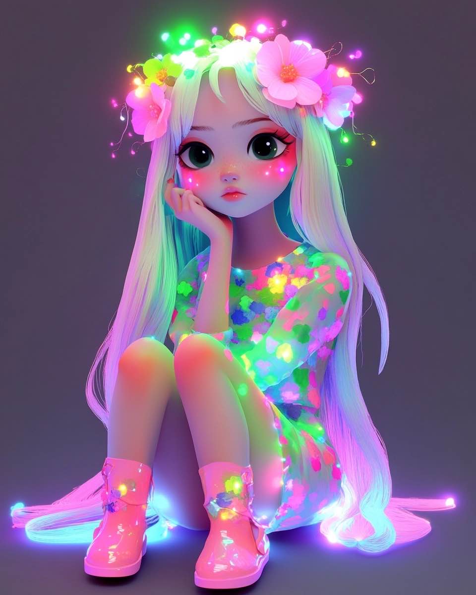 Cute gamer character artwork 3